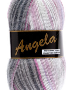 Angela Flerfarvet Garn med Mohair Lammy Fv 408